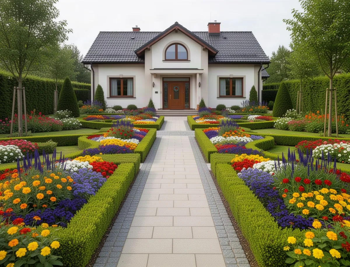 Rabaty strukturalne wzdłuż prostej ścieżki do wejścia
